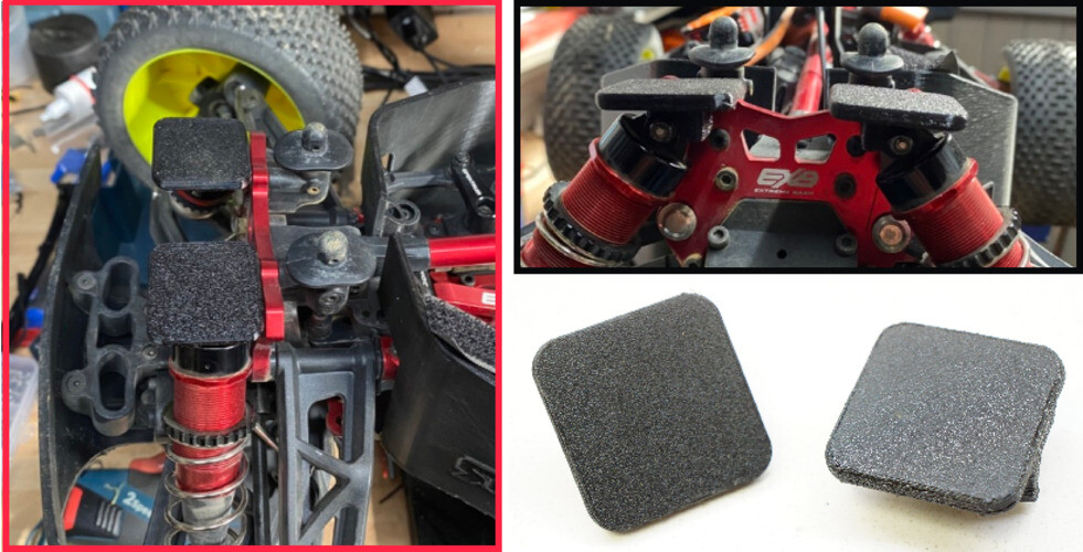 Shock Guards and Body Saver Pads Upgrade for Arrma Talion 6s BLX EXB