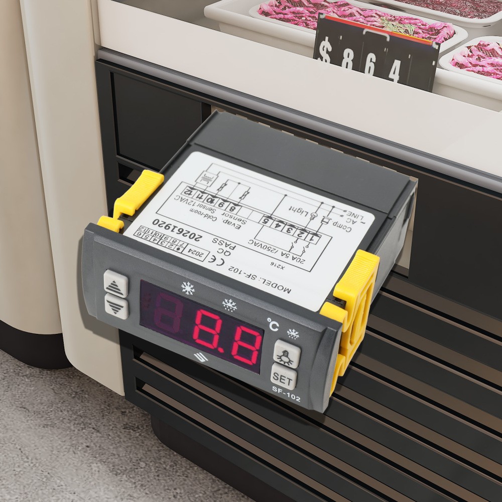 Electronic Temperature Controller SF-102 Digital Display Freezer Thermostat