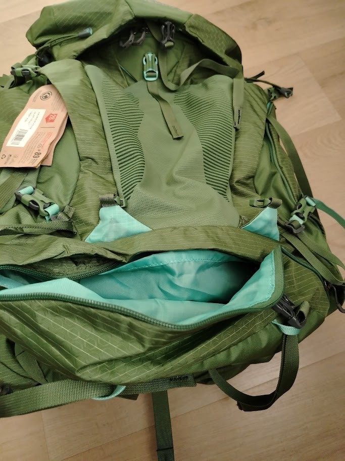 Gregory Kalmia 60L Women's Backpacking Pack Ventilated Backpanel Bladder ready