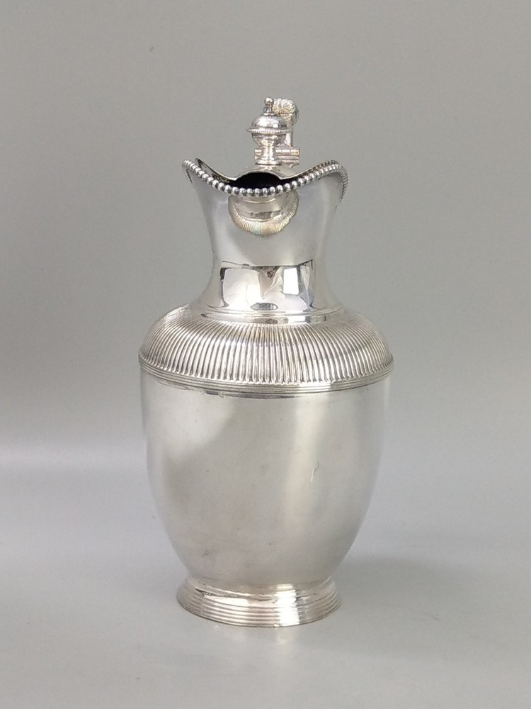 Antique syrup pitcher silver plated by Robert Pringle