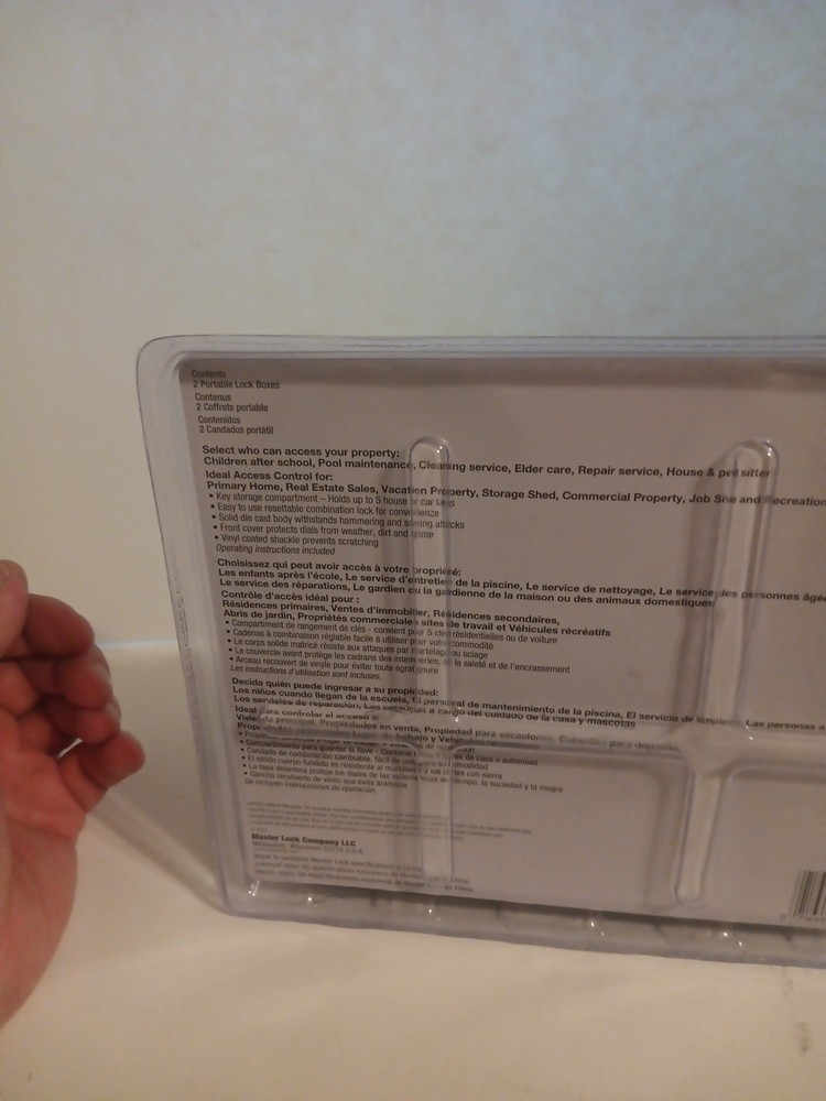 Master Lock 5400T Portable Lock Box - Black