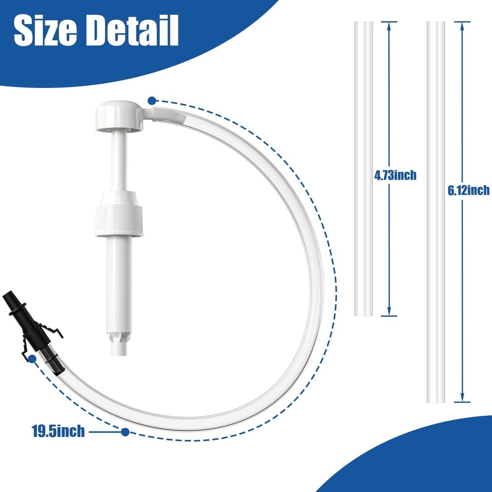 Fluid Pump for Standard Quart Bottles， 8cc Per Stroke, 28mm, 8CC-1Pack