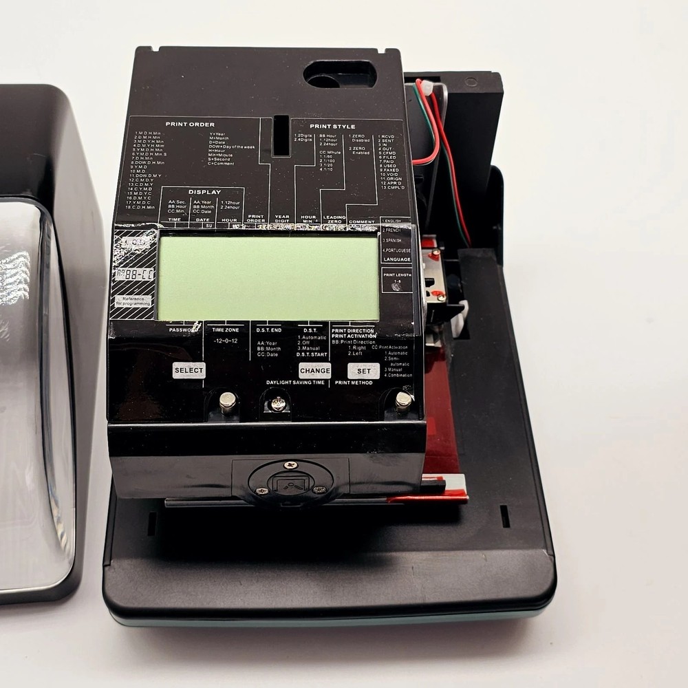 Acroprint ES700 Electronic Multifunctional Time Clock No Key, Includes PowSupply