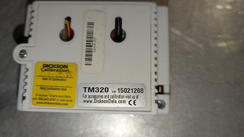 (1) DICKSON TM320 LCD Display Temperature Data Logger No Power/Connection Cables