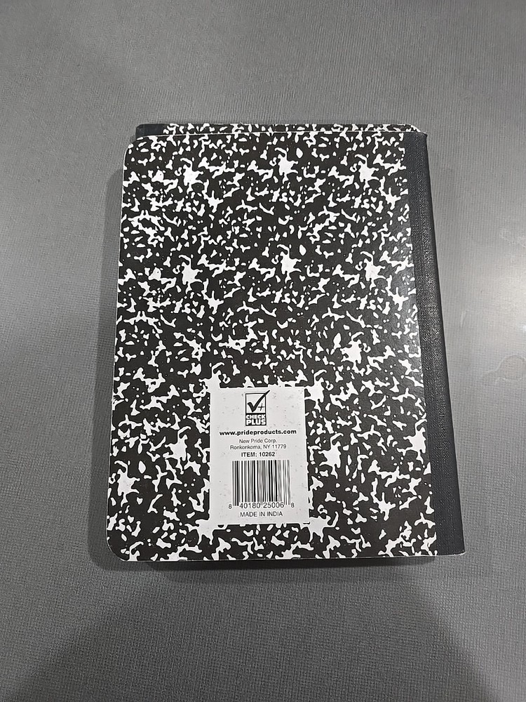 composition notebook 2 Pack