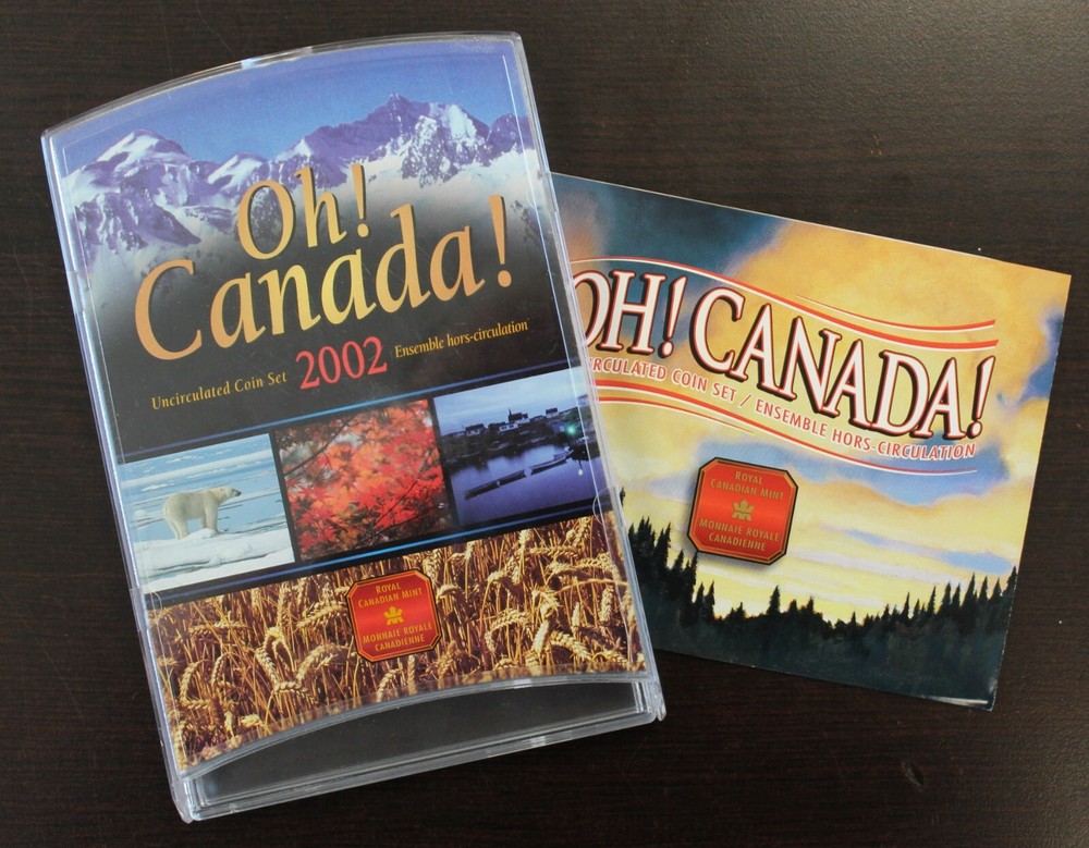 2002 Oh! Canada Original 7 Coin Uncirculated Set