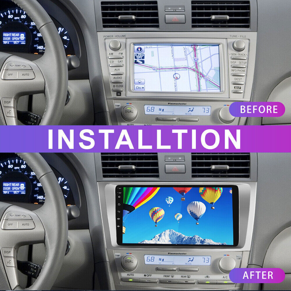 For Toyota Camry 2007-2011 Android 13 Car Stereo Radio GPS Navi WIFI Bluetooth