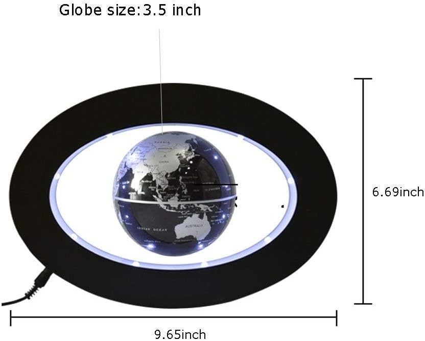 Stunning Magnetic Levitation Earth Globe with LED Lighting for Educational Use