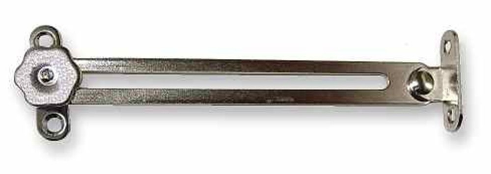 Adjustable Friction Lid Support - 6" - Unichrome