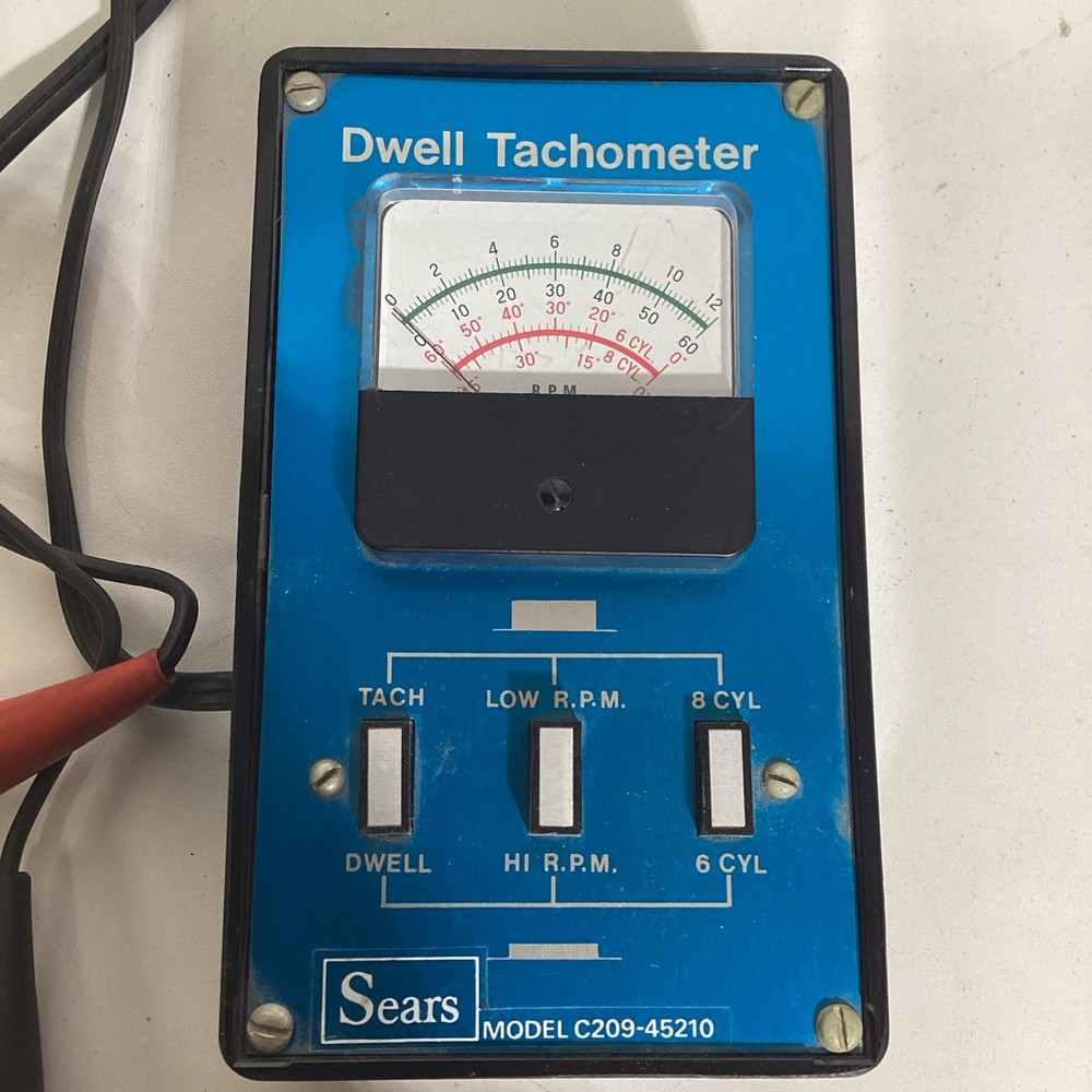 Sears Dwell Tachometer Model C209-45210- Untested