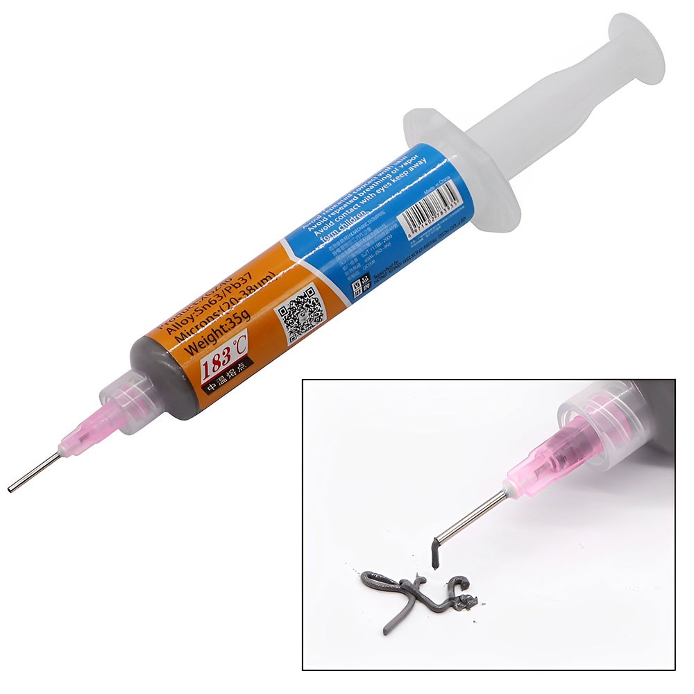 Flux for Welding 183℃ Solder Paste for SMD BGA IC PCB Computer Chips Repair-
