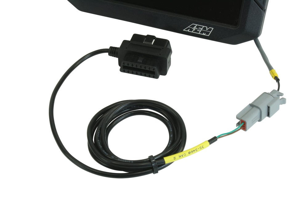 AEM 30-2217 CD Dash Plug & Play Adapter Harness for OBDII