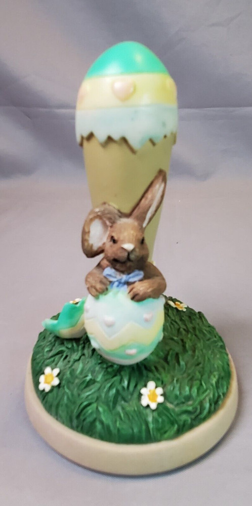 Brown Bag Cookie Press Stamp Easter Bunny Easter Egg #22 1997 Figurine