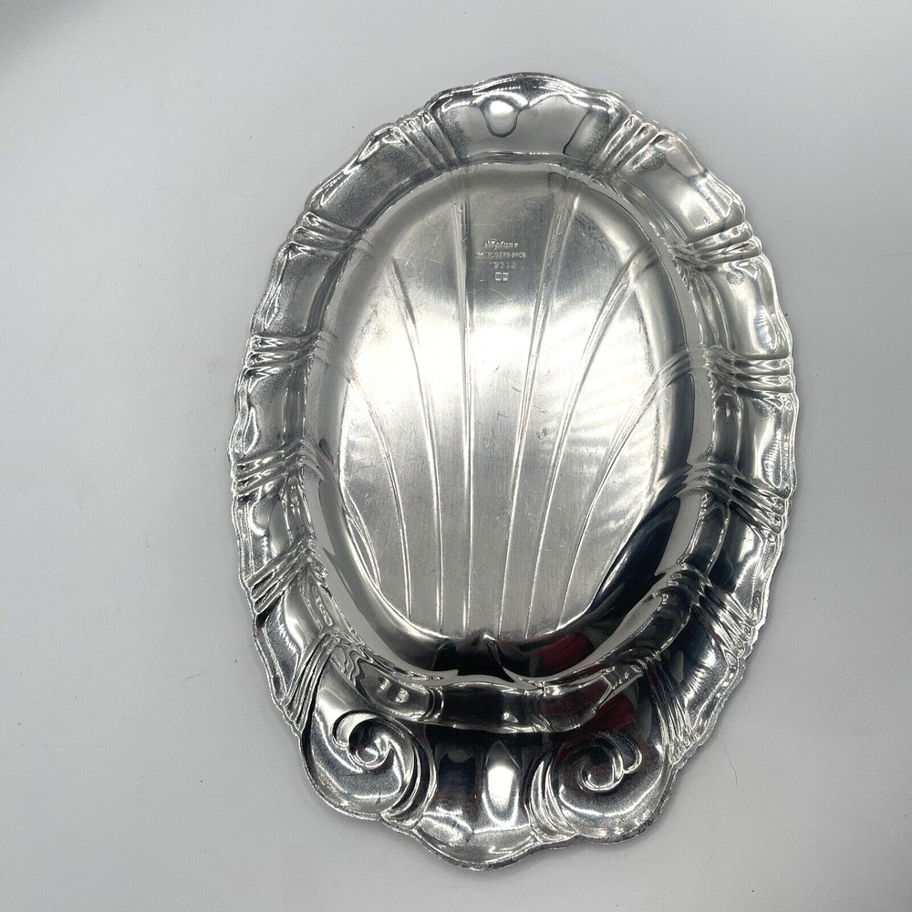 Neptune Silver Plate Dish By Rogers Bro