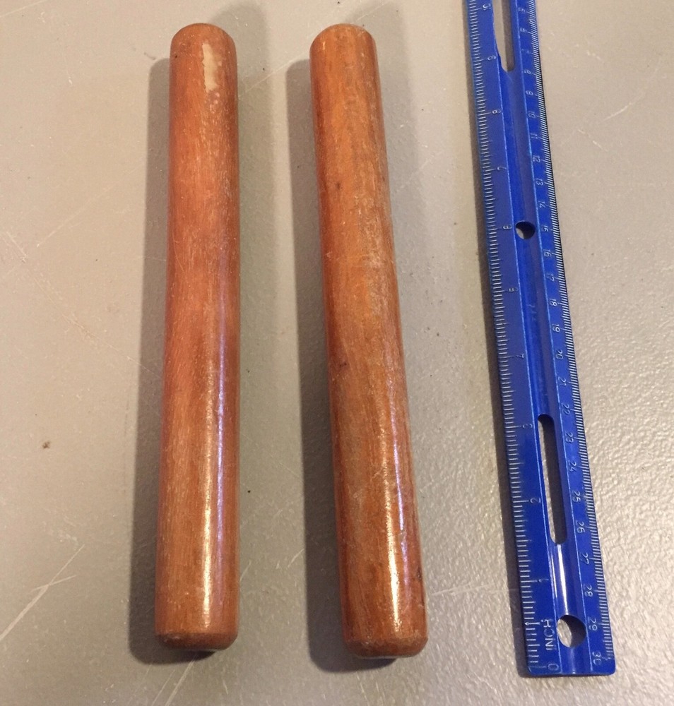 Claves. Wood. Unknown Maker.