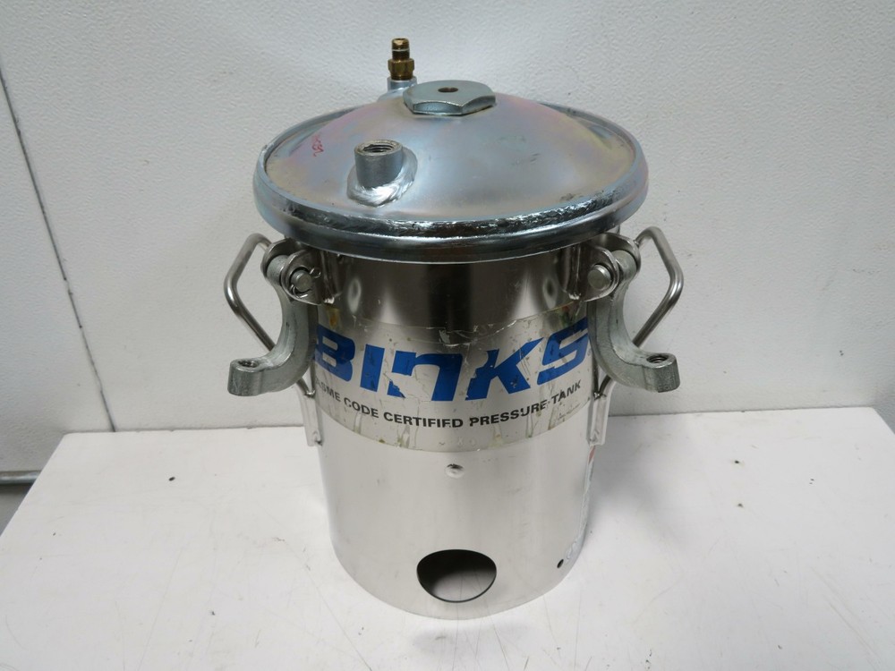 BINKS MDMT-20 ASME CODE CERTIFIED PRESSURE TANK T180263