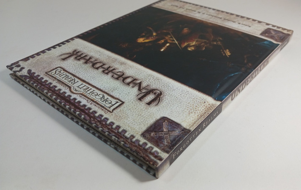 Forgotten Realms UNDERDARK Dungeons & Dragons Campaign Accessory HC EUC 2003