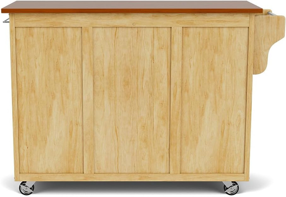 Natural Oak Create Kitchen Cart - Stylish & Functional Storage Solution