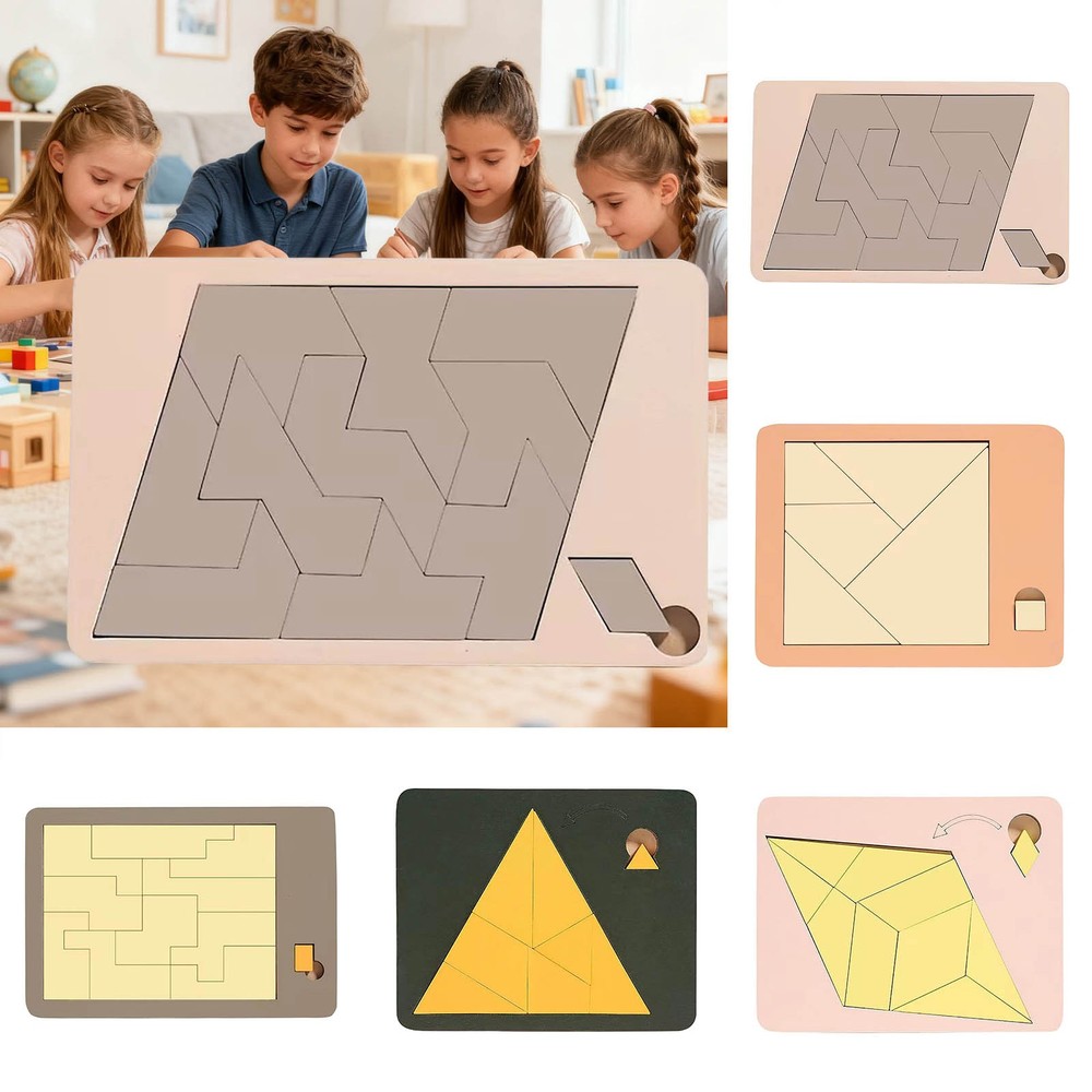 Irregular Shape Jigsaw Triangle Puzzle Block Puzzle Challenge Brain Teaser Game