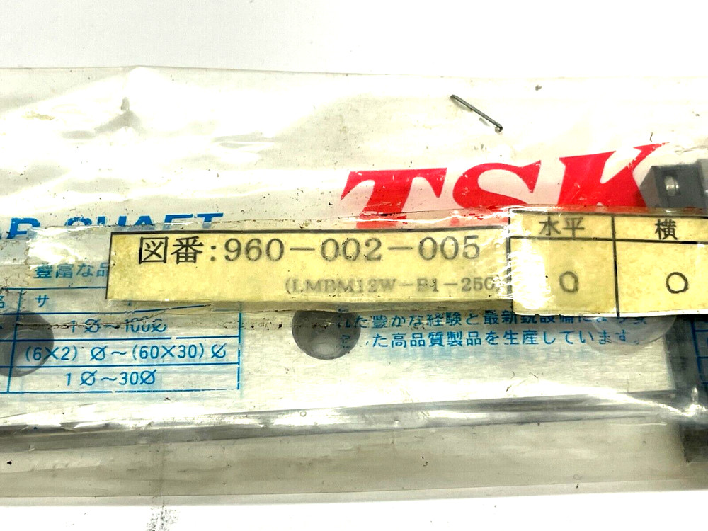 TSK 960-002-005 Linear Guide Rail w/ Block