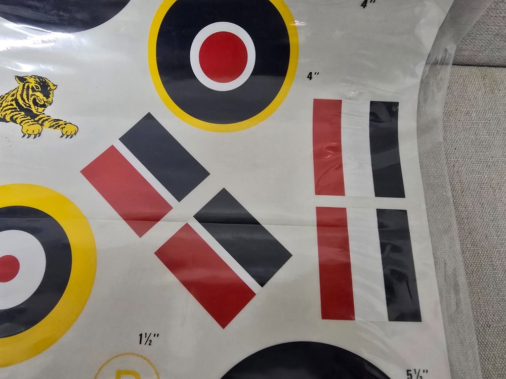 Major Decals Model Aircraft Pressure Sensitive Decals - British