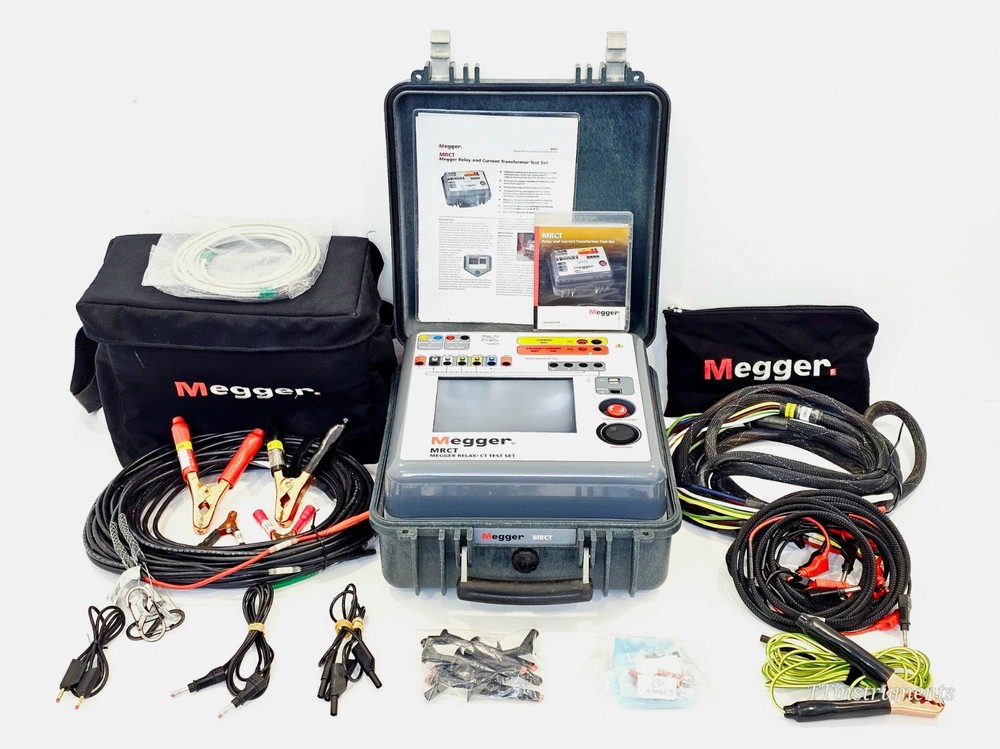 Calibrated Megger MRCT Relay & Current Transformer Test Set with Screen & Access