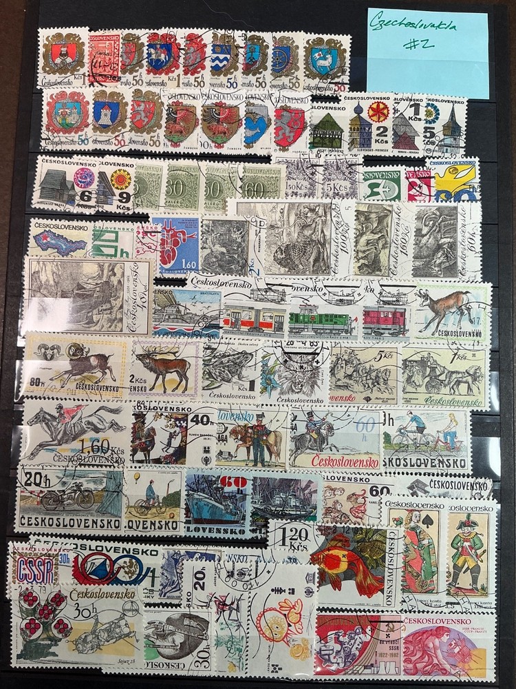 Czechoslovakia mix #2 - mixed condition - topicals galore