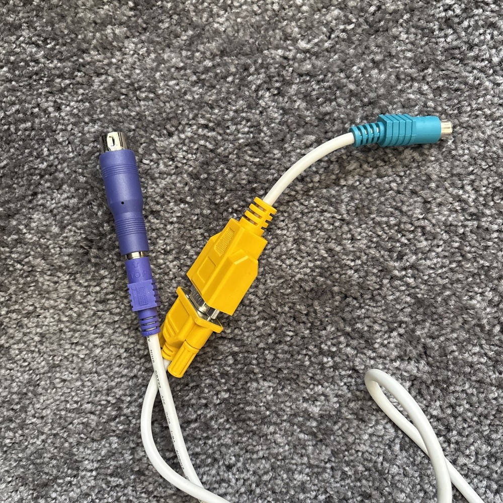 Ergonomic Wired Keyboard & Mouse Vintage