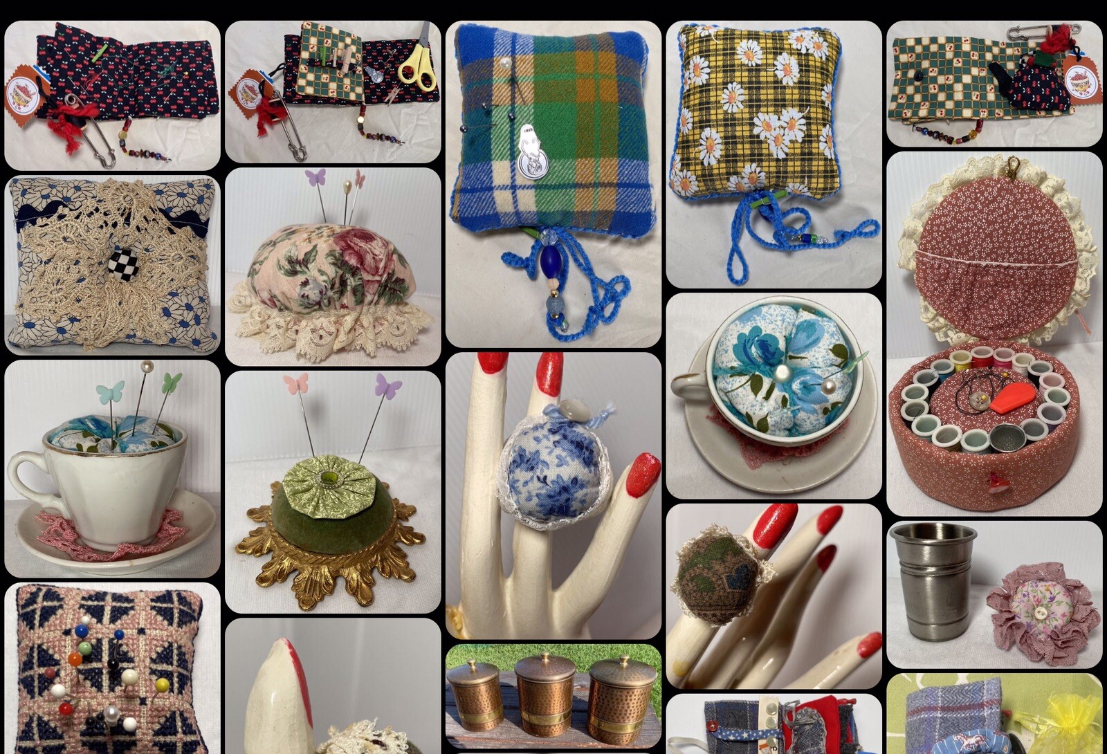 Pin cushion Needle Book Notions 31