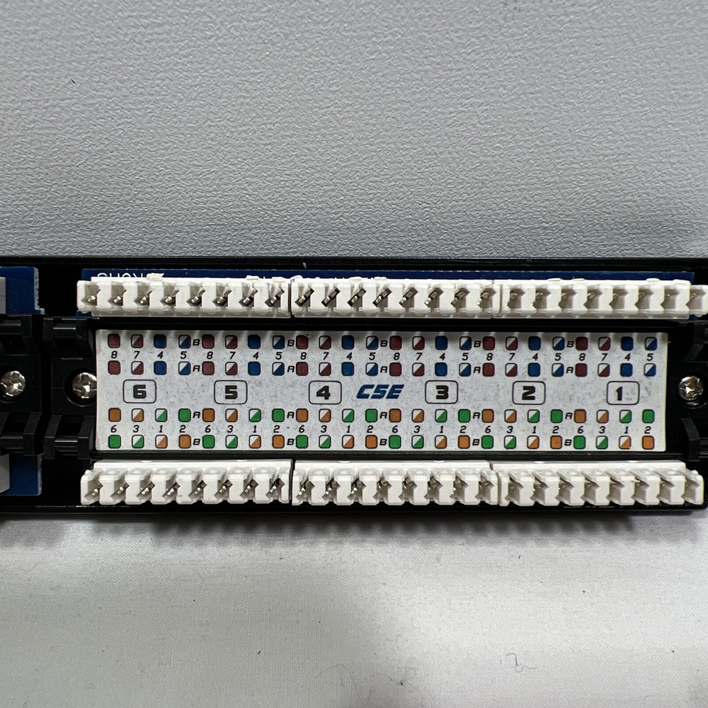 CSE 24-Port Cat5e Patch Panel, Part # P24T-KDA