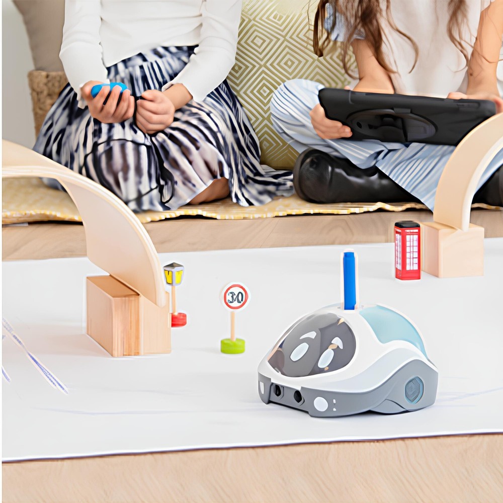TTS Loti-Bot Coding Floor Robot Rechargeable Programmable Bluetooth Toy for Kids