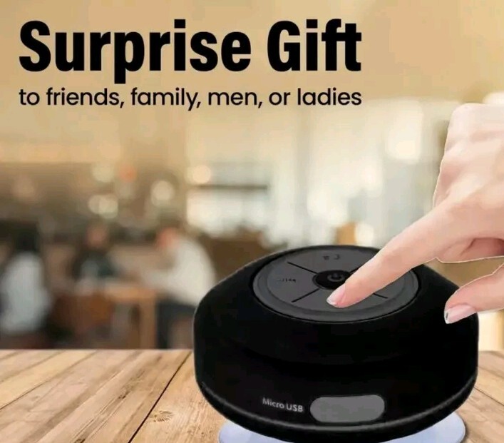 Portable Speaker System Red Color - Wireless - Rechargeable - 7 Color LED