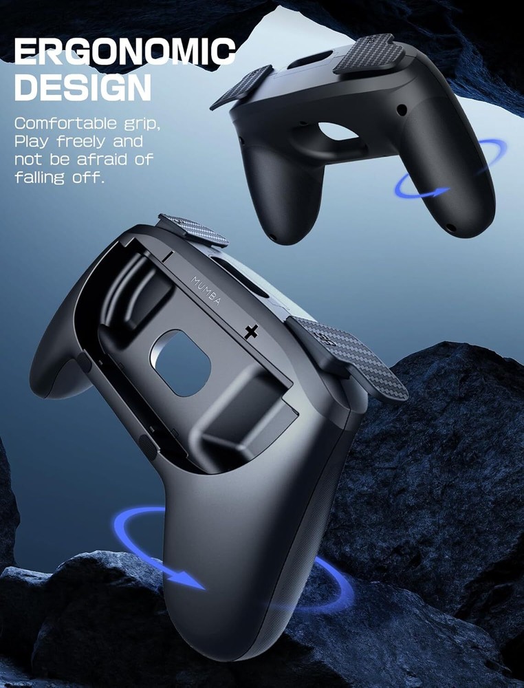 For Nintendo Switch 2 Dockable Grip Case +HD Screen +Carrying Case +JoyCon Case