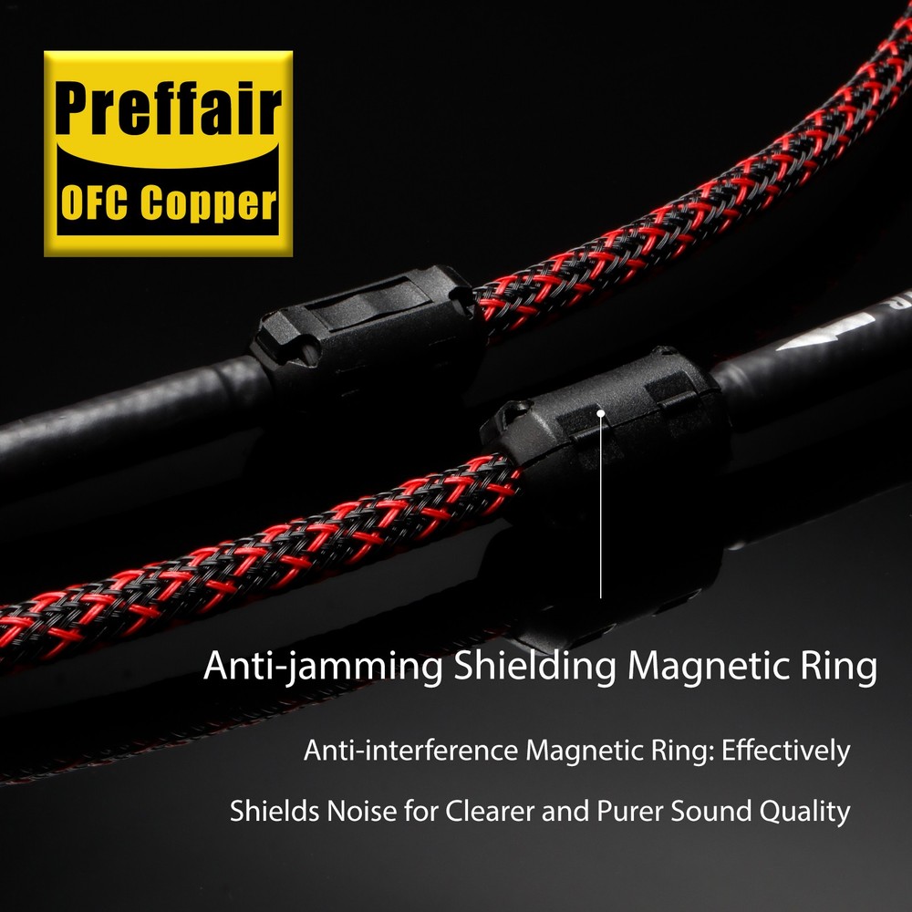 Hi-Fi USB B to USB C Data Cable Audiophile-Grade Shielded DAC Decoder USB Cable