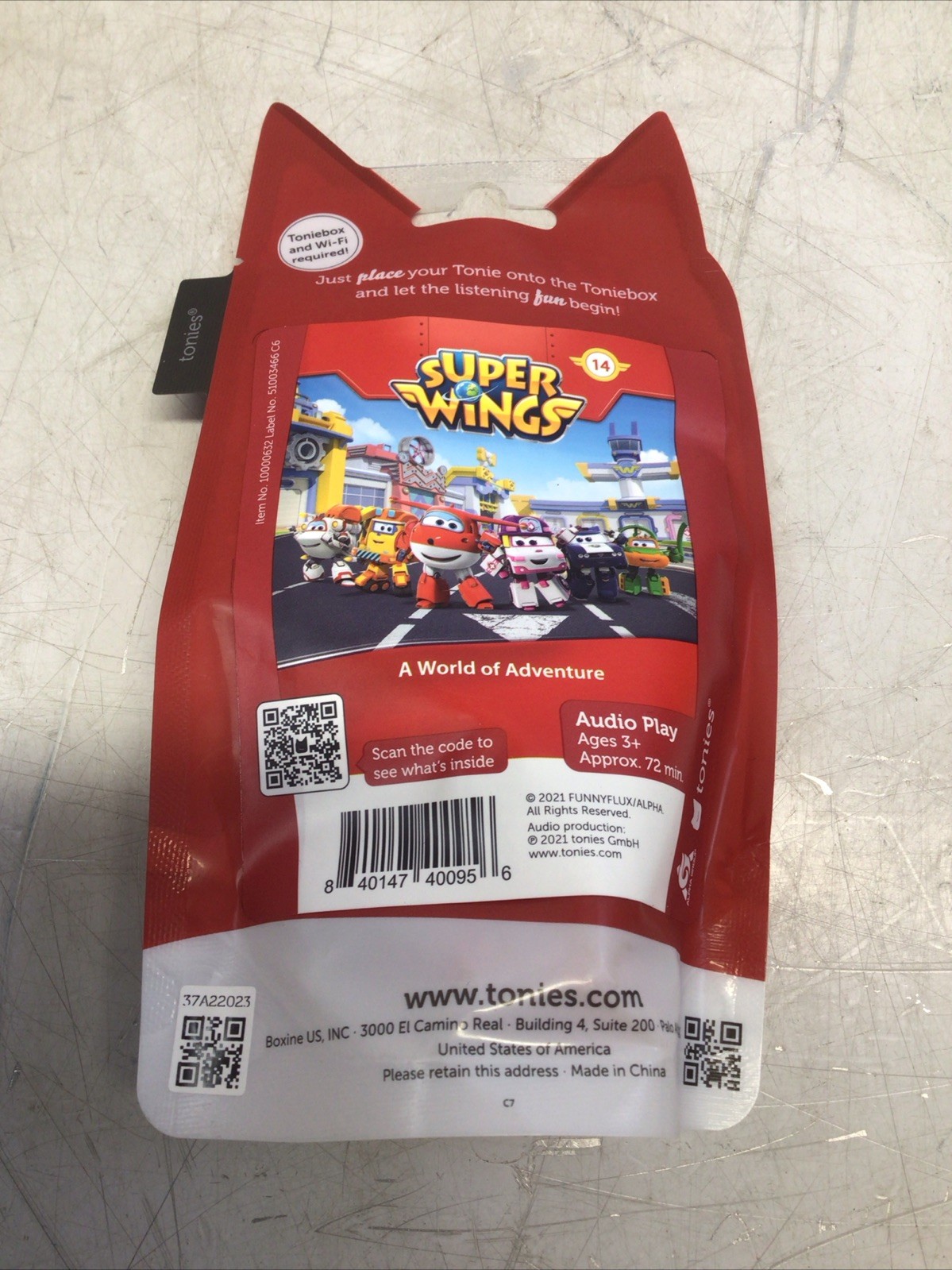 Tonies New Audio Play Character Super Wings Red