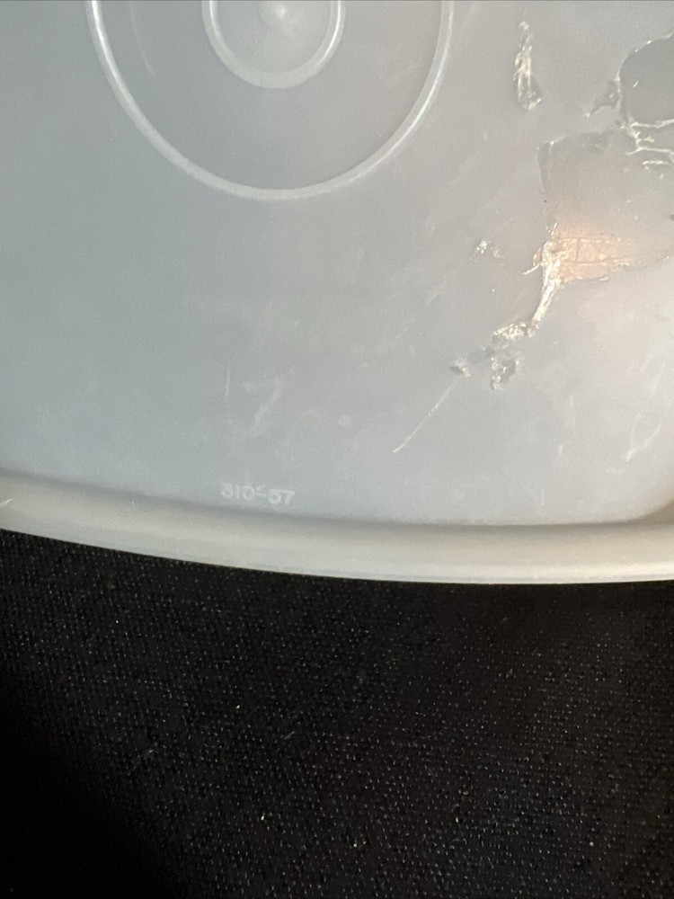 Vintage Tupperware Clear Lid 310-57 Replacement