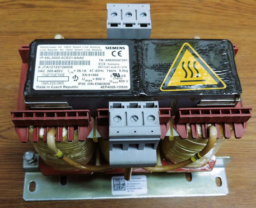 Siemens 6SL3000-0CE21-6AA0 Line Reactor
