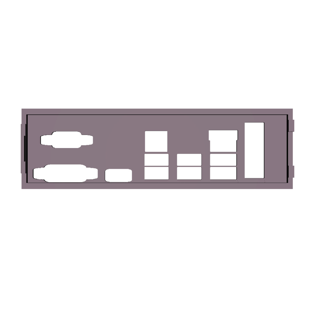 Biostar B560MX-E Pro I/O Shield, 3D Printed, IO Backplate