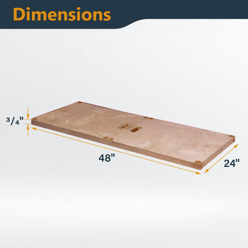 24 In. X 48 In. Arachni Flex, Foldable Workbench Tabletop, Portable Work Surface
