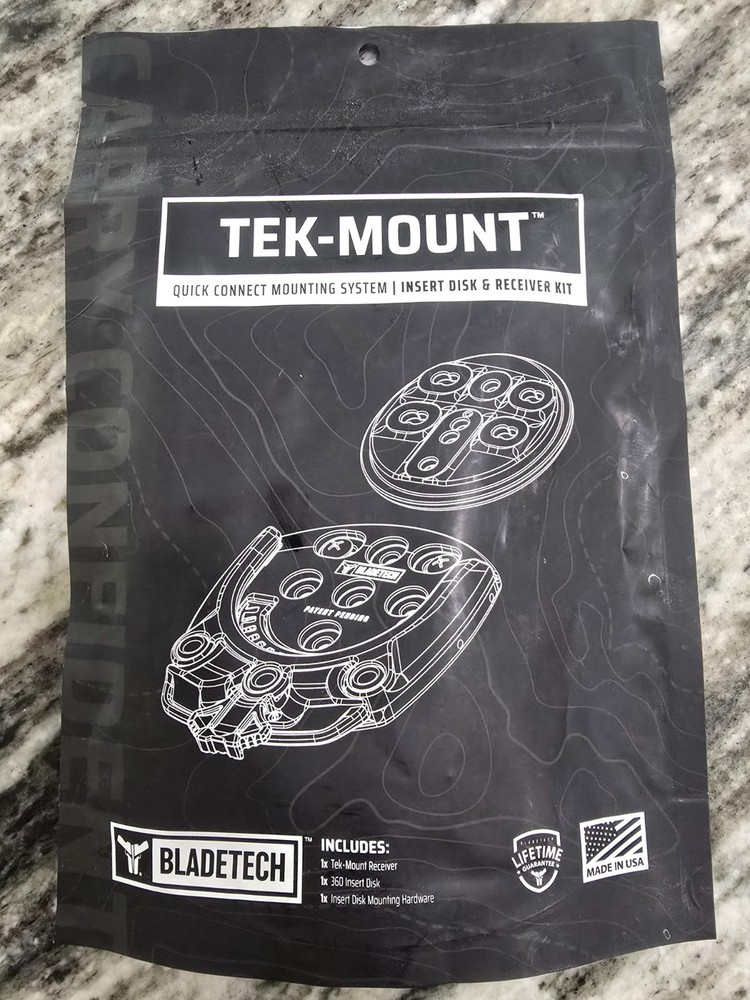 Blade Tech Tek Mount Full Size - Quick Connect - Brand New Never Opened