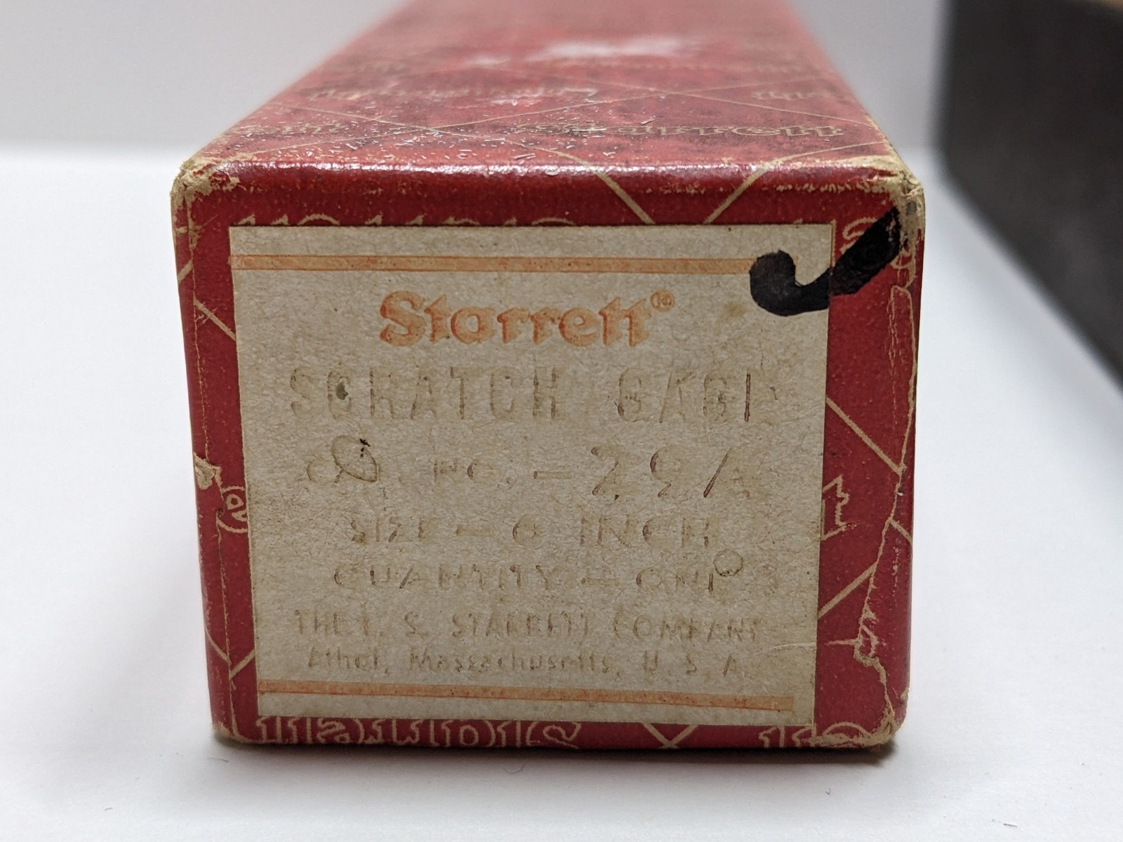 STARRETT No 29A Scratch Gage w Box - Gently Used