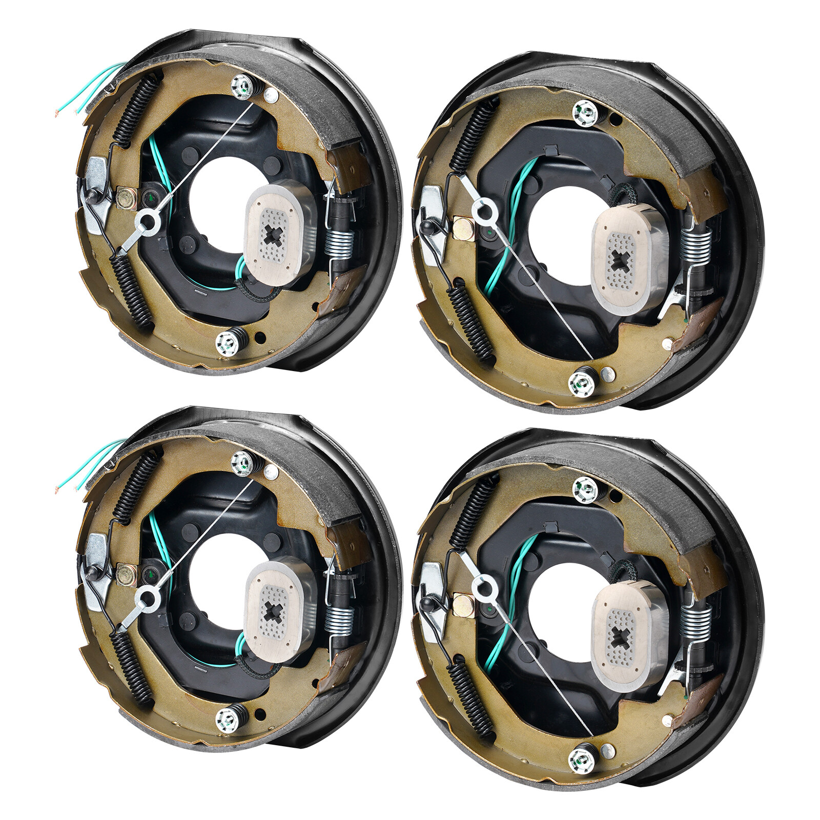 VEVOR Electric Trailer Brake 10"x2-1/4" Self-Adjusting Assembly 2 Pairs 3500 lbs