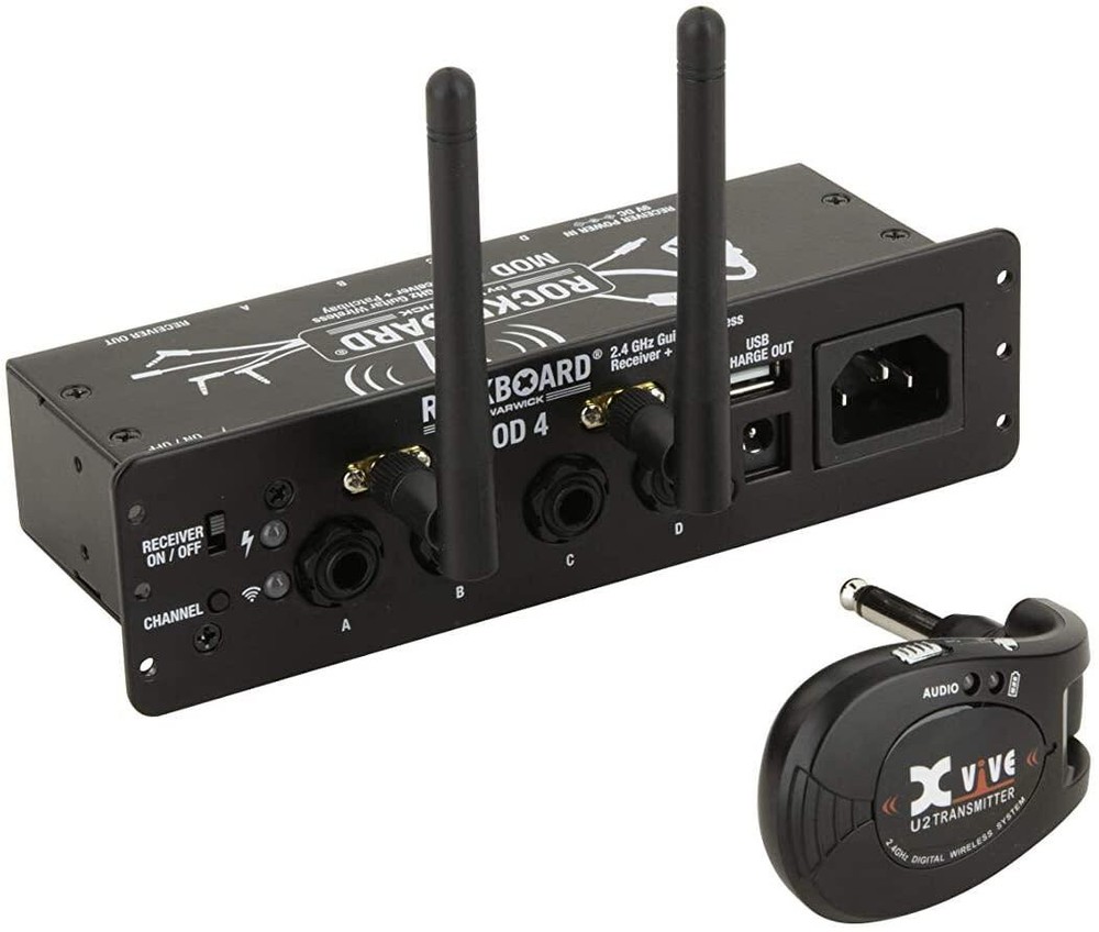Rockboard MOD 4 Patch Bay Wireless System (with XVive U2 transmitter)