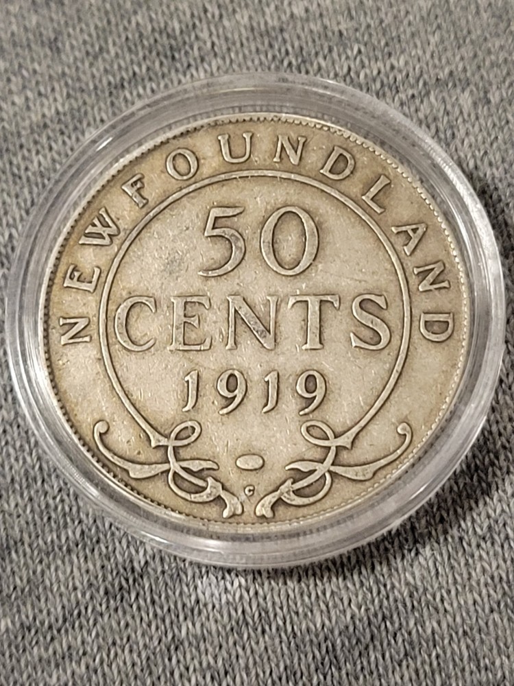 1919-c Newfoundland 50 cents