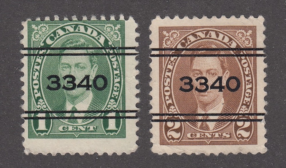 Canada Precancel "KINGSTON" 3-231, 3-232