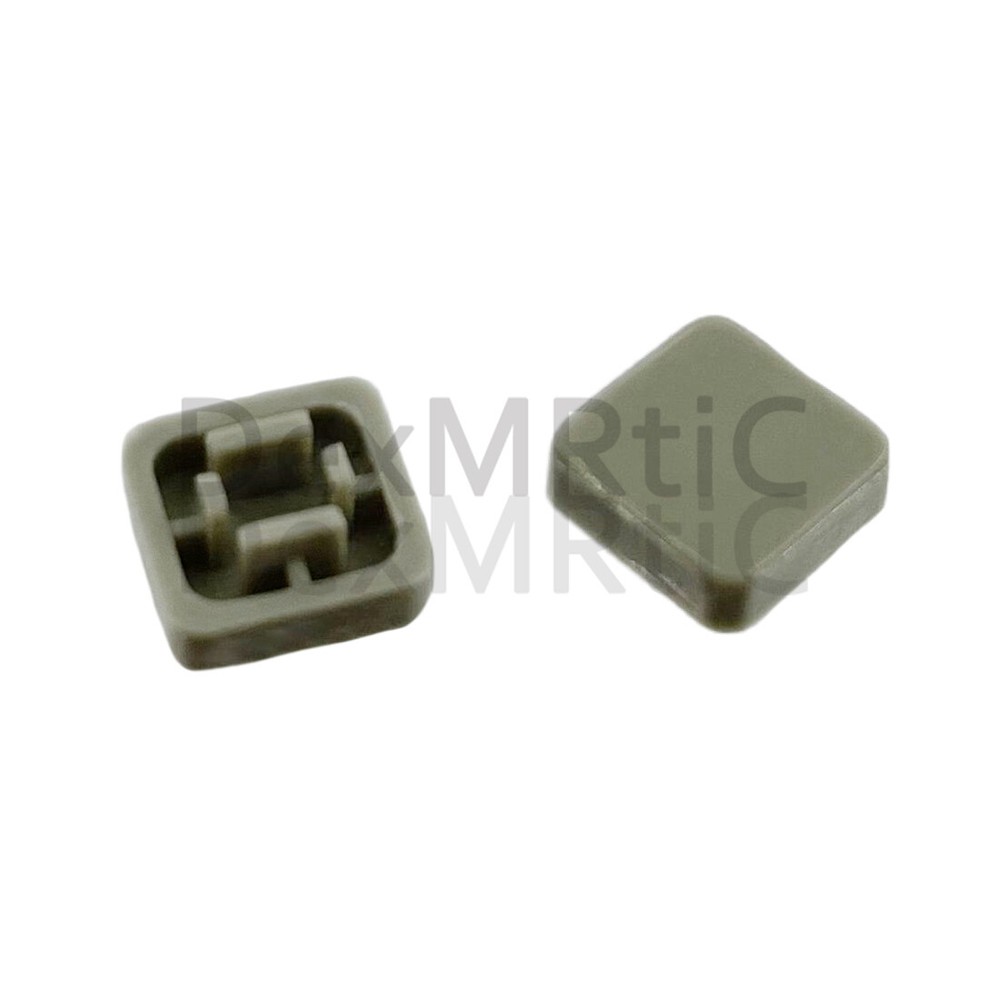 50pcs Push Button Cap Black/White for 10*10 Square Micro Tactile Button Switch