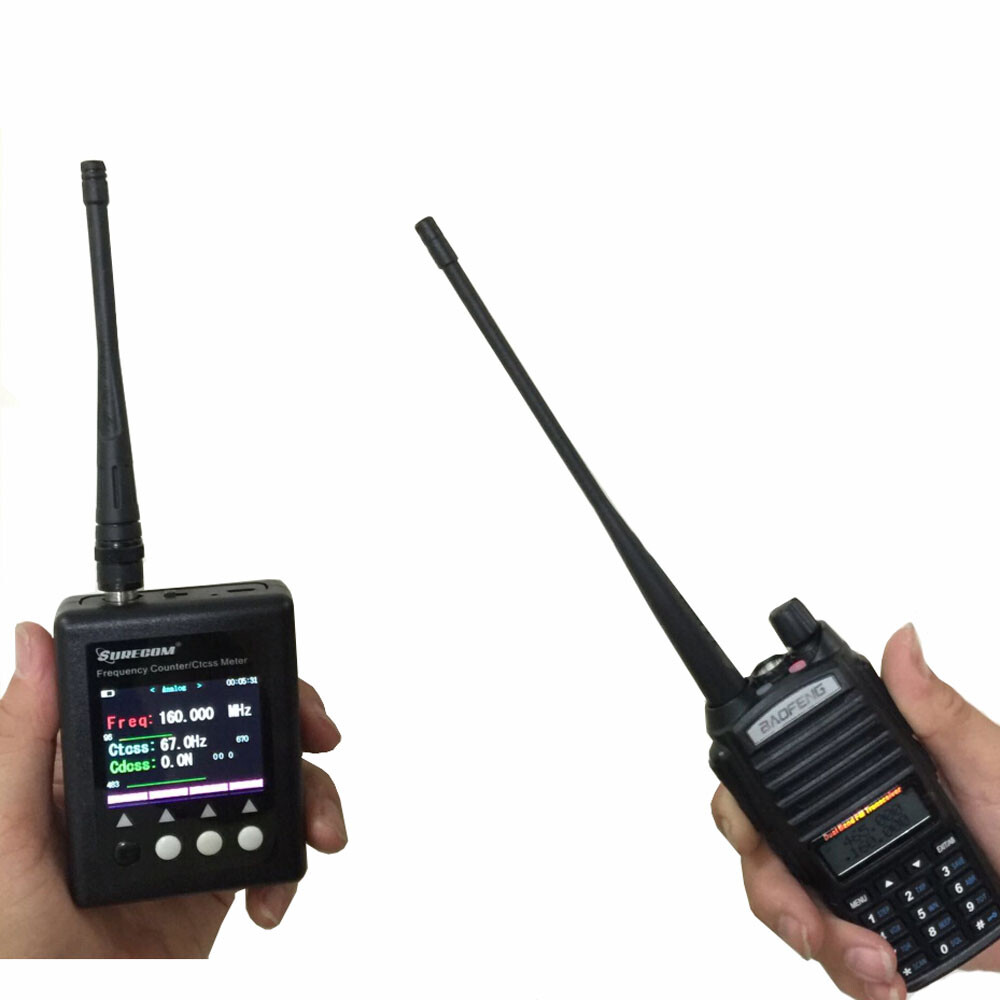 SF401 Plus Frequency Counter Meter with CTCCSS/DCS Decoder for Walkie Talkie