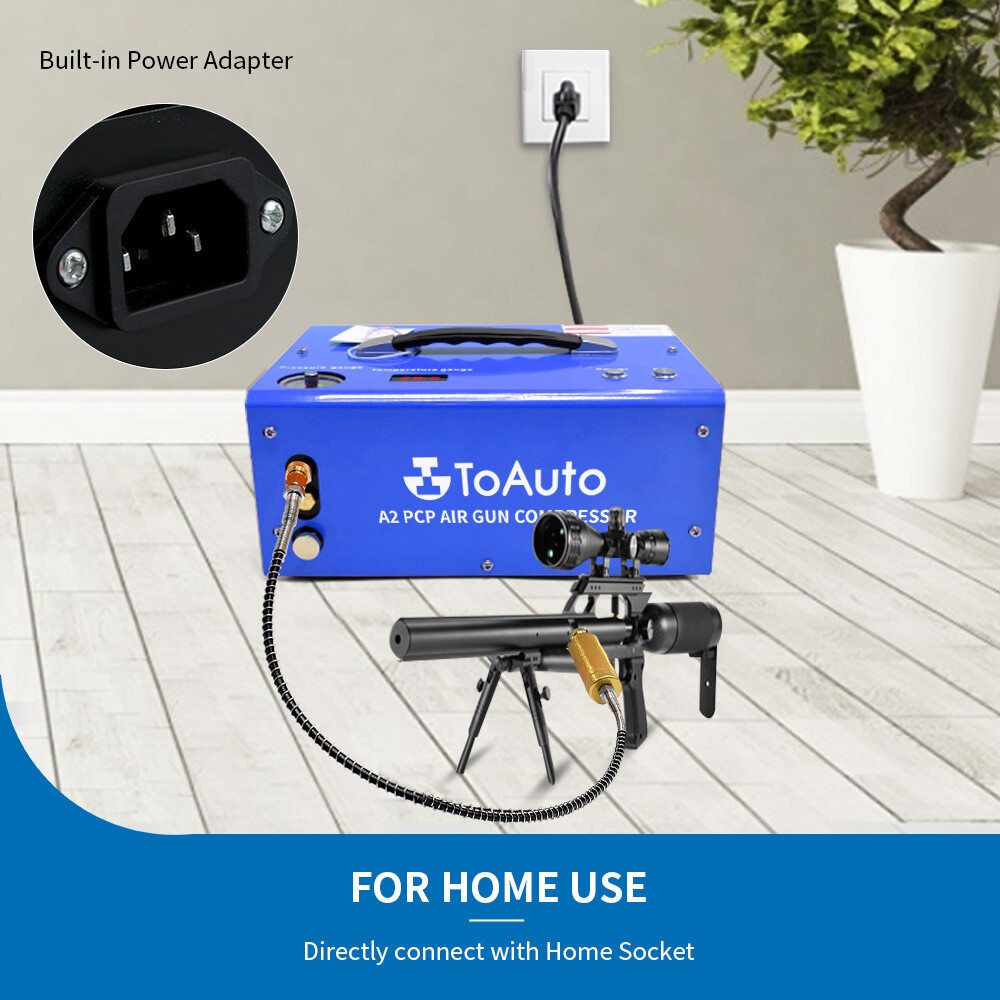 PCP Air Compressor AutoStop 30Mpa Airgun Rifle High Pressure Pump 12V/220V/110V