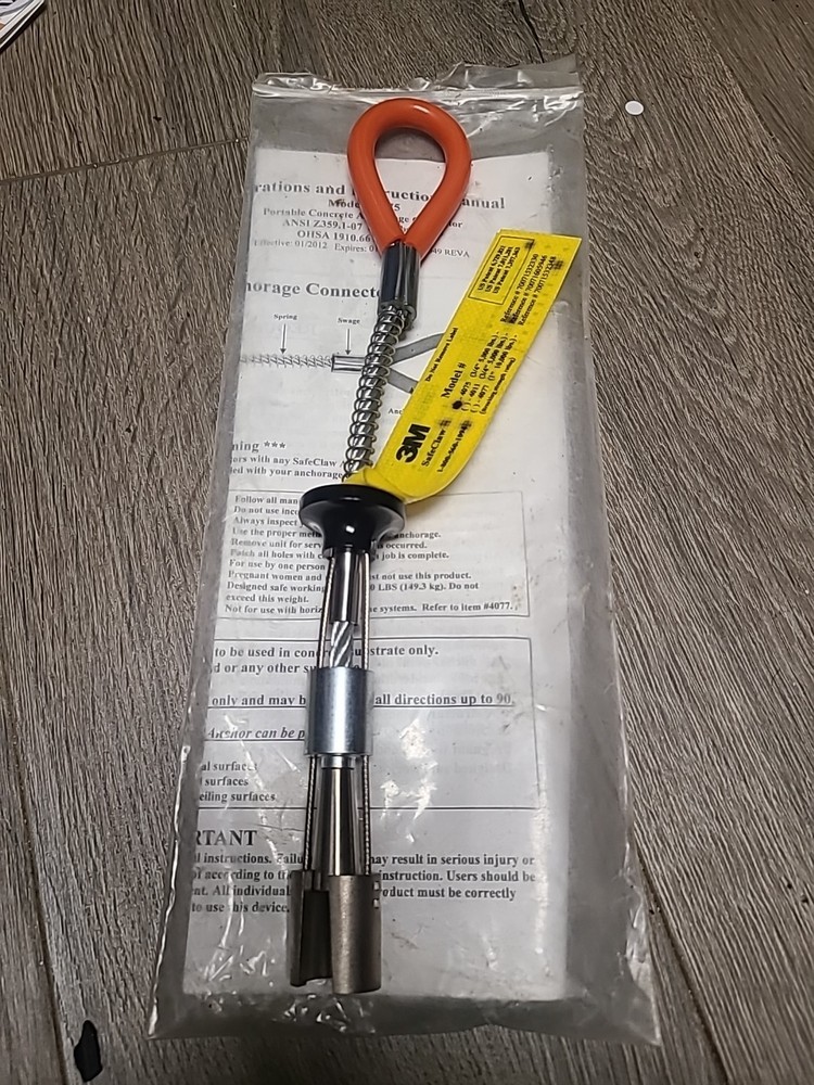 3M SafeClaw Concrete Anchor - 4075 3M Fall Protection