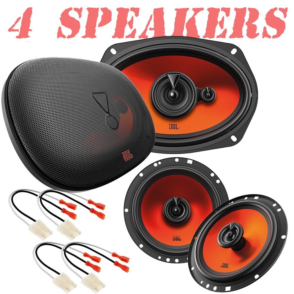 4) JBL Stage1 560W Front & 400W Rear Door Speaker for 1994-2001 Dodge RAM 1500